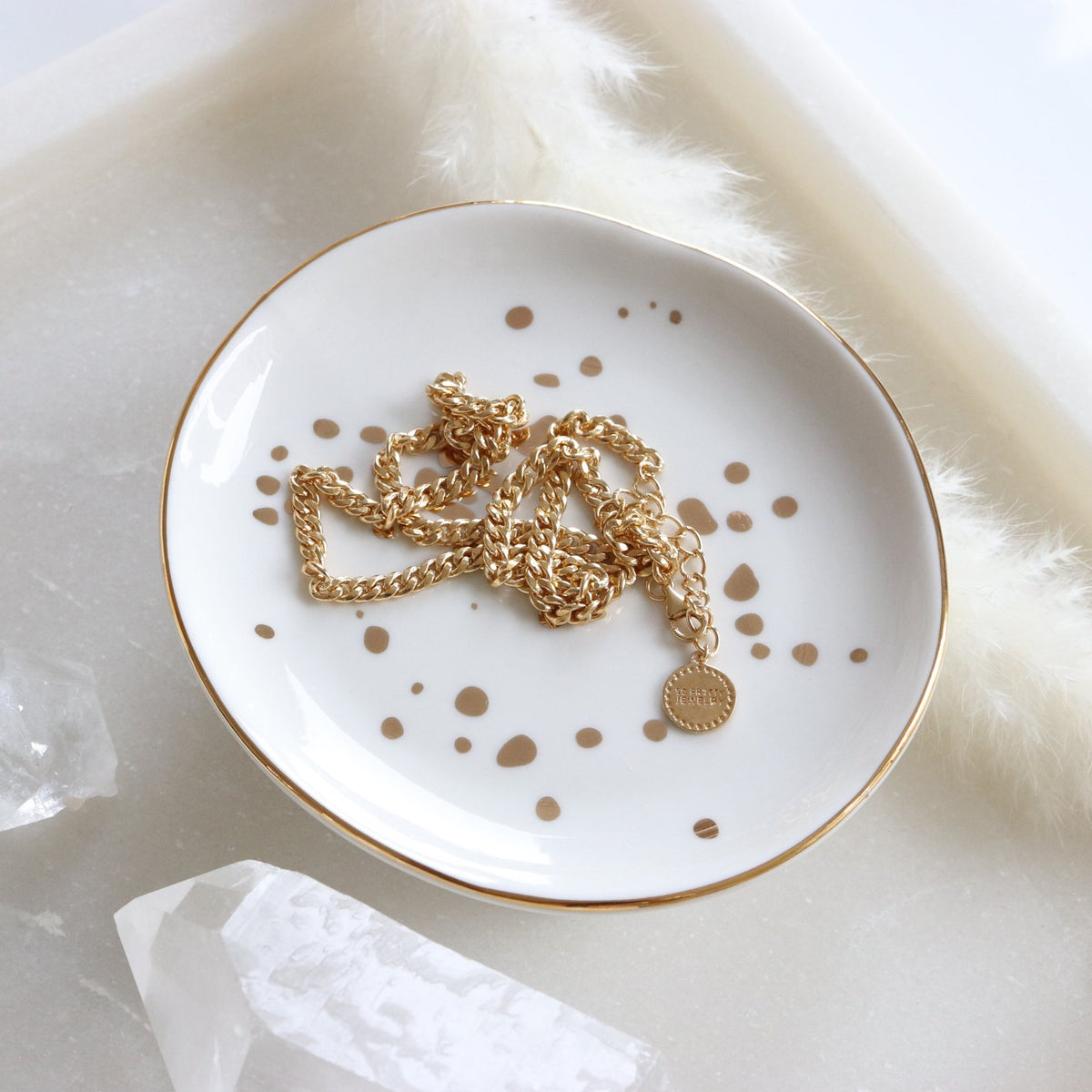 Jewelry Dish - Gold Speckled - SO PRETTY CARA COTTER