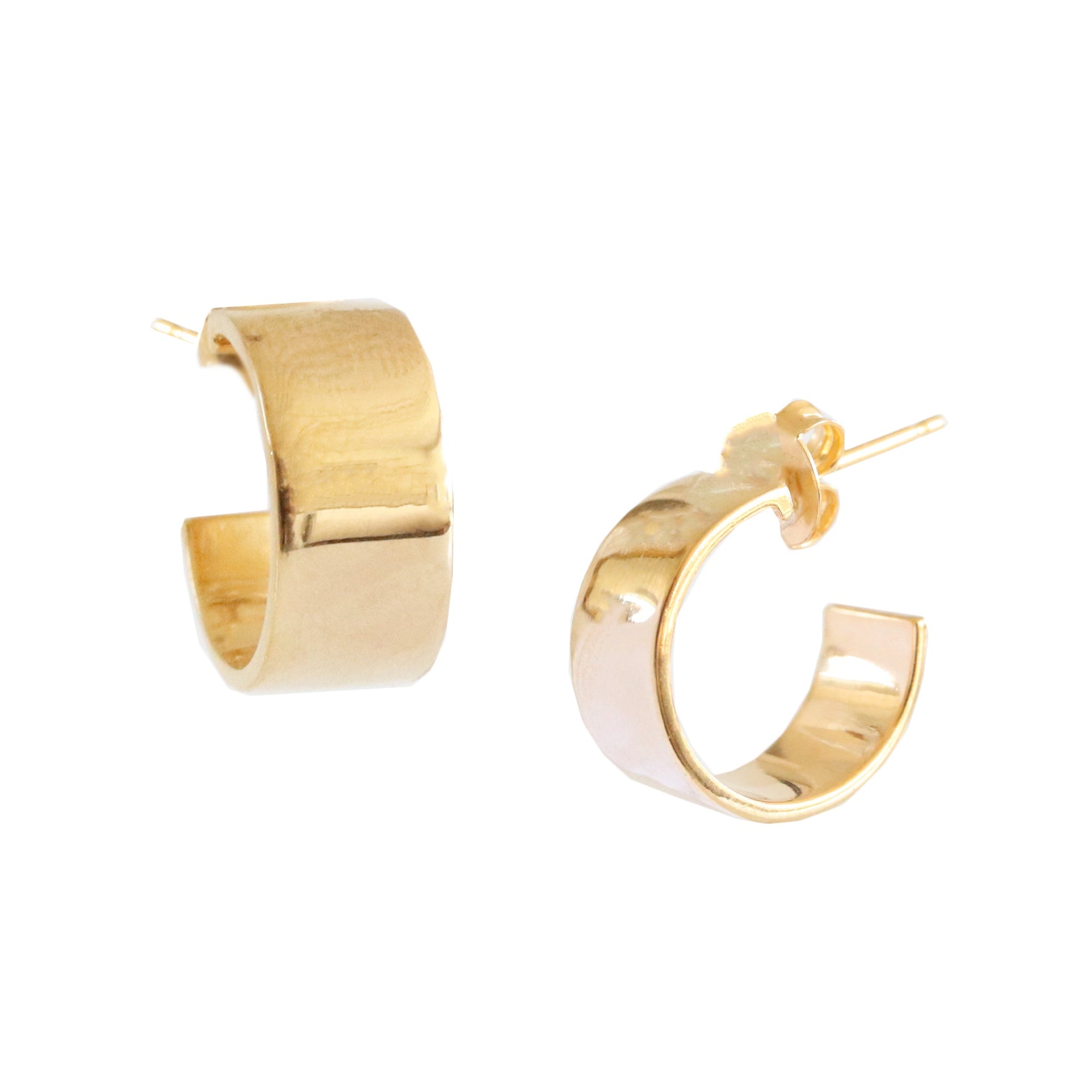 POISE CIGAR BAND HOOPS - GOLD - SO PRETTY CARA COTTER