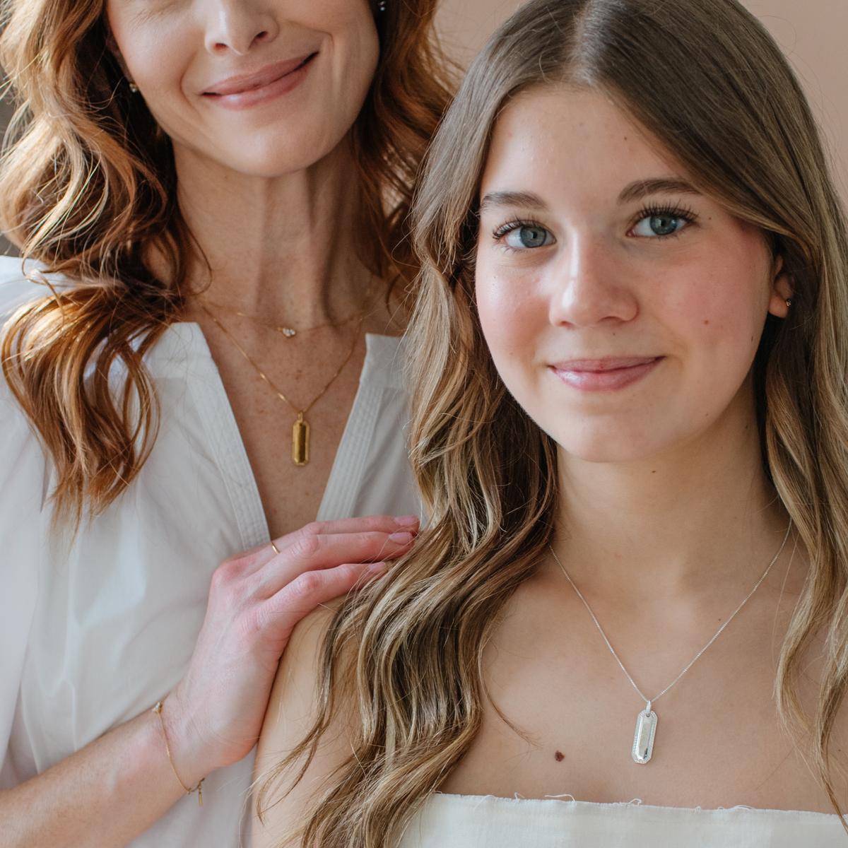 Fraiche Blank Engravable Pendant Necklace