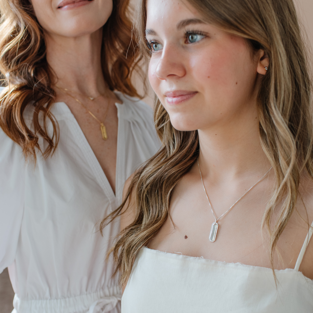 Fraiche Blank Engravable Pendant Necklace