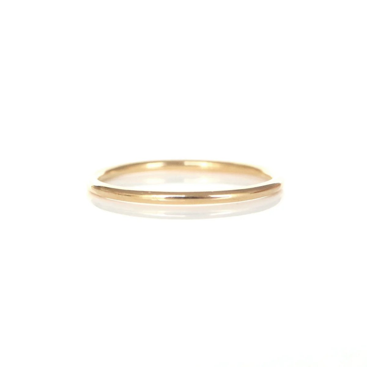 14K SOLID GOLD - POISE THIN BAND RING - SO PRETTY CARA COTTER