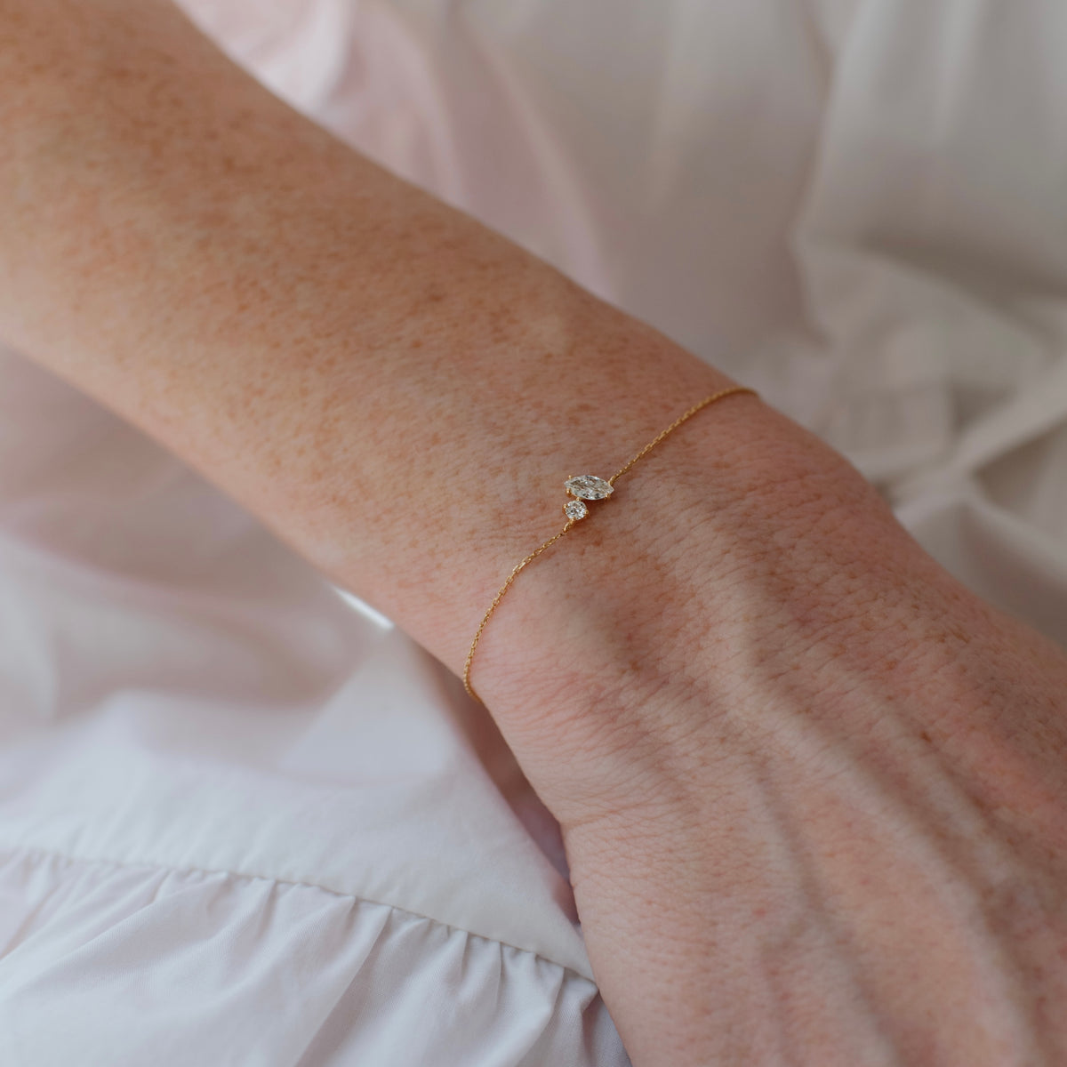 Fraiche Toi Et Moi Diamond Bracelet