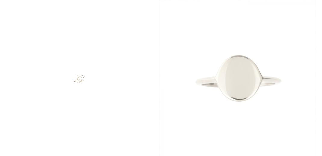 Poise Oval Signet RIng