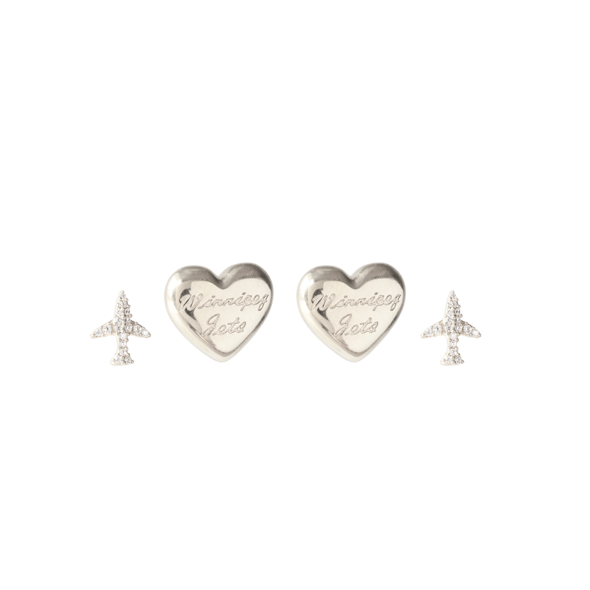 I Love My Winnipeg Jets Earring Stud Pack