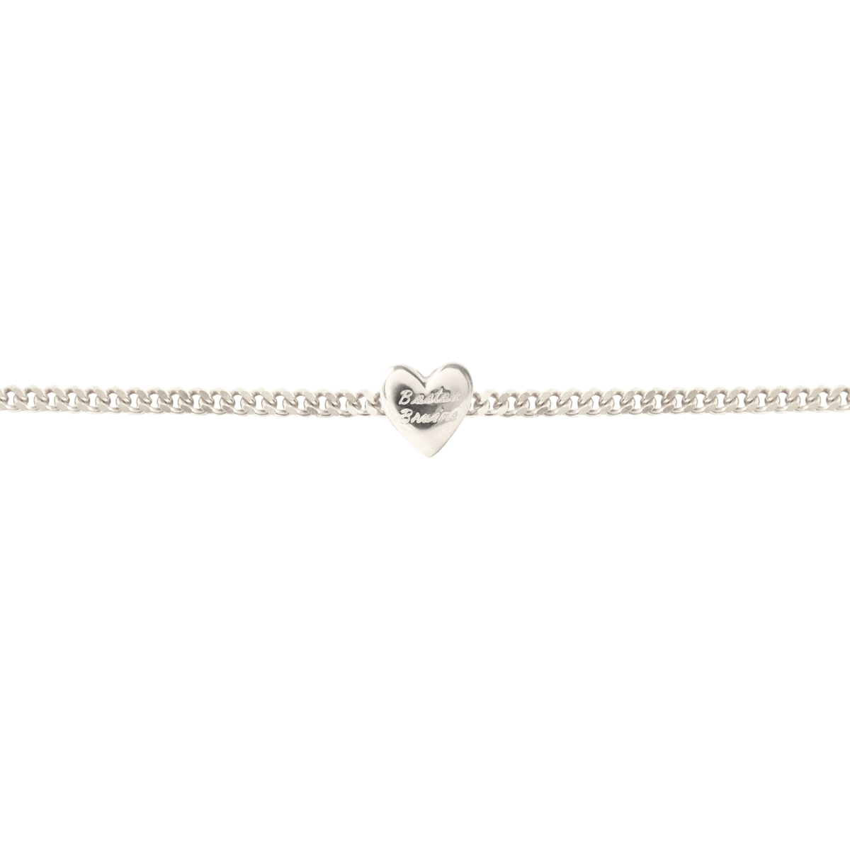 I Love My Boston Bruins  Slider Heart Charm Bracelet