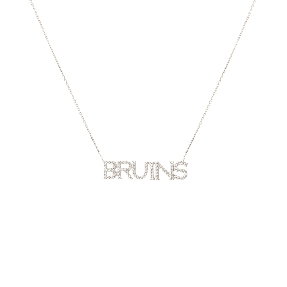 Boston Bruins Pave Necklace