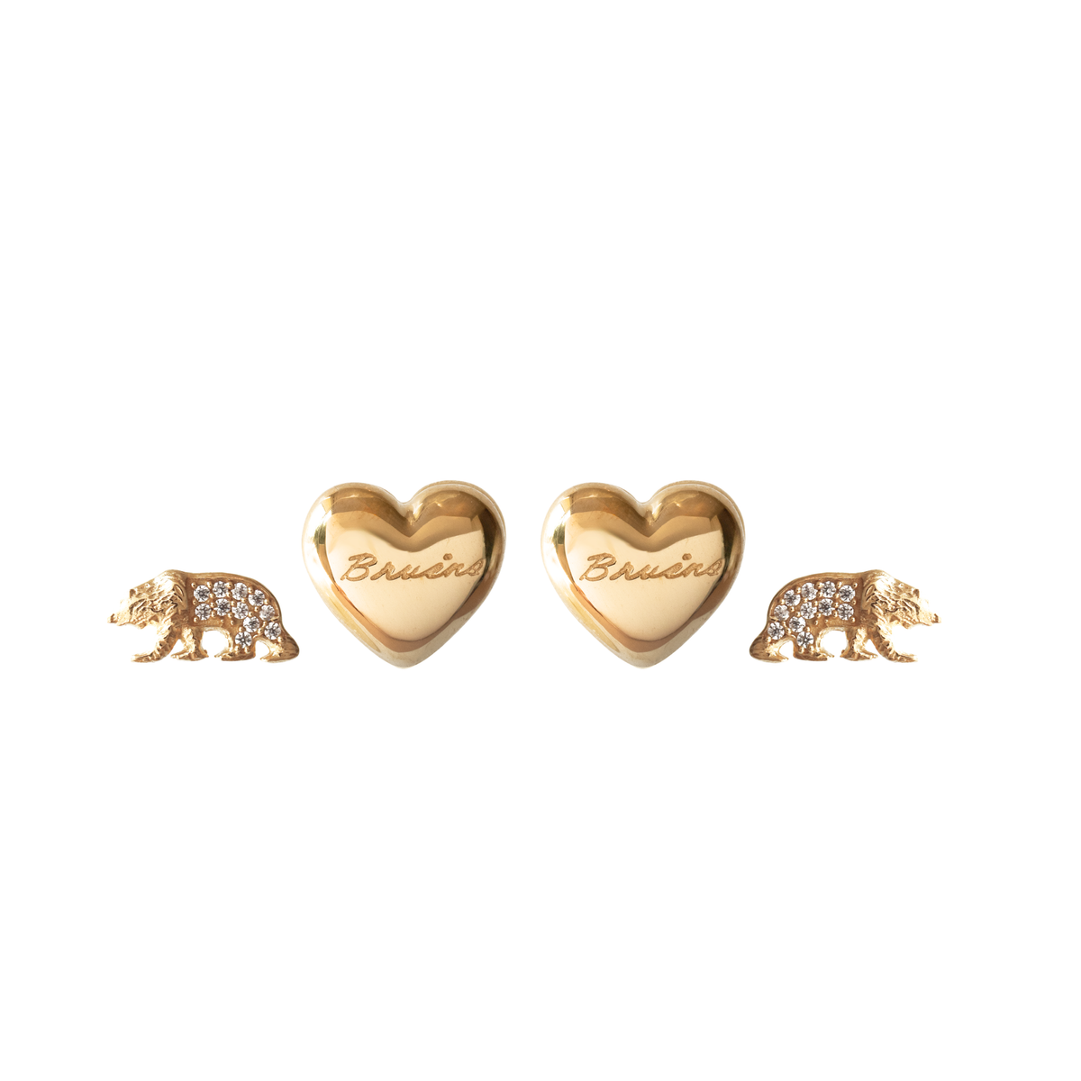I Love My Boston Bruins Earring Stud Pack