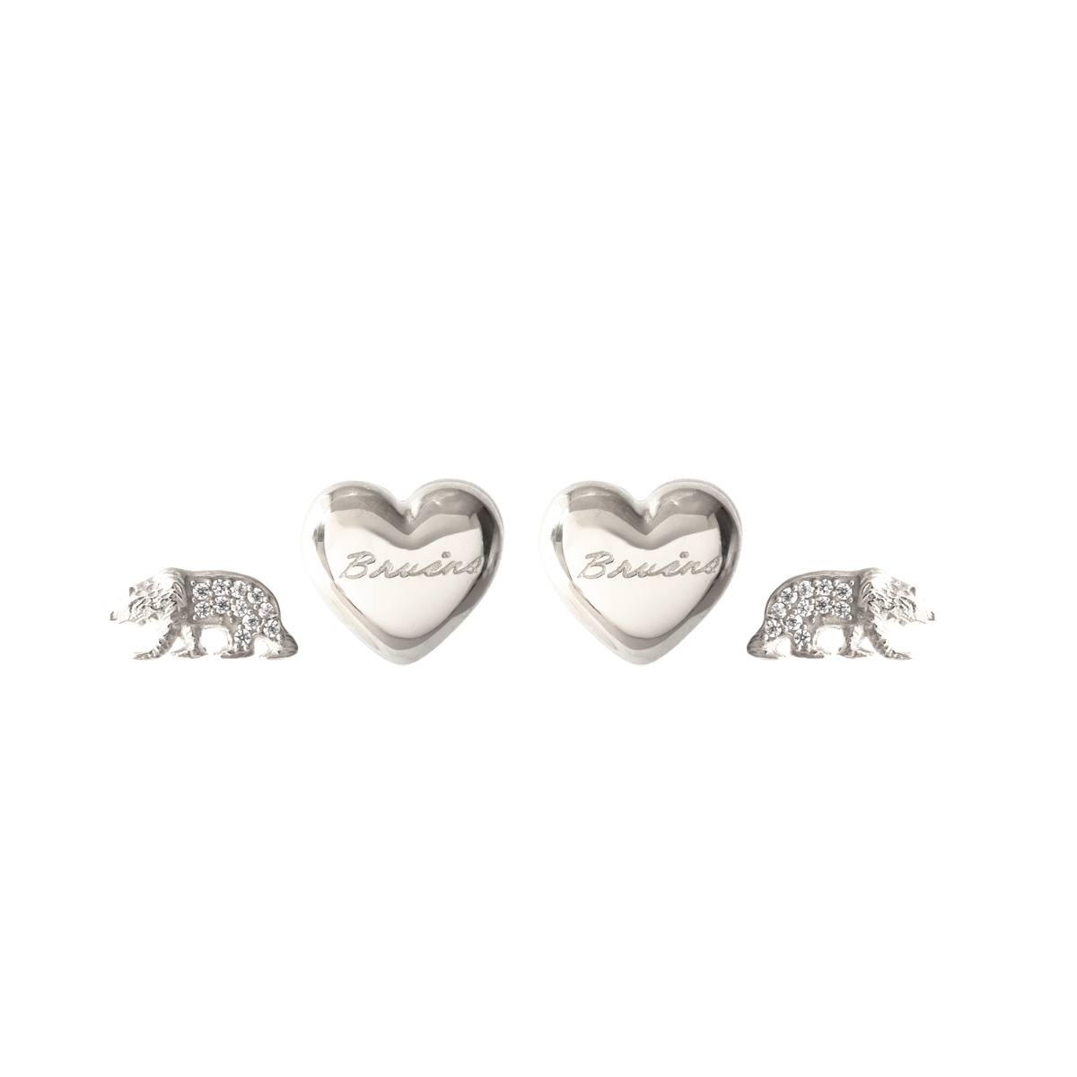 I Love My Boston Bruins Earring Stud Pack