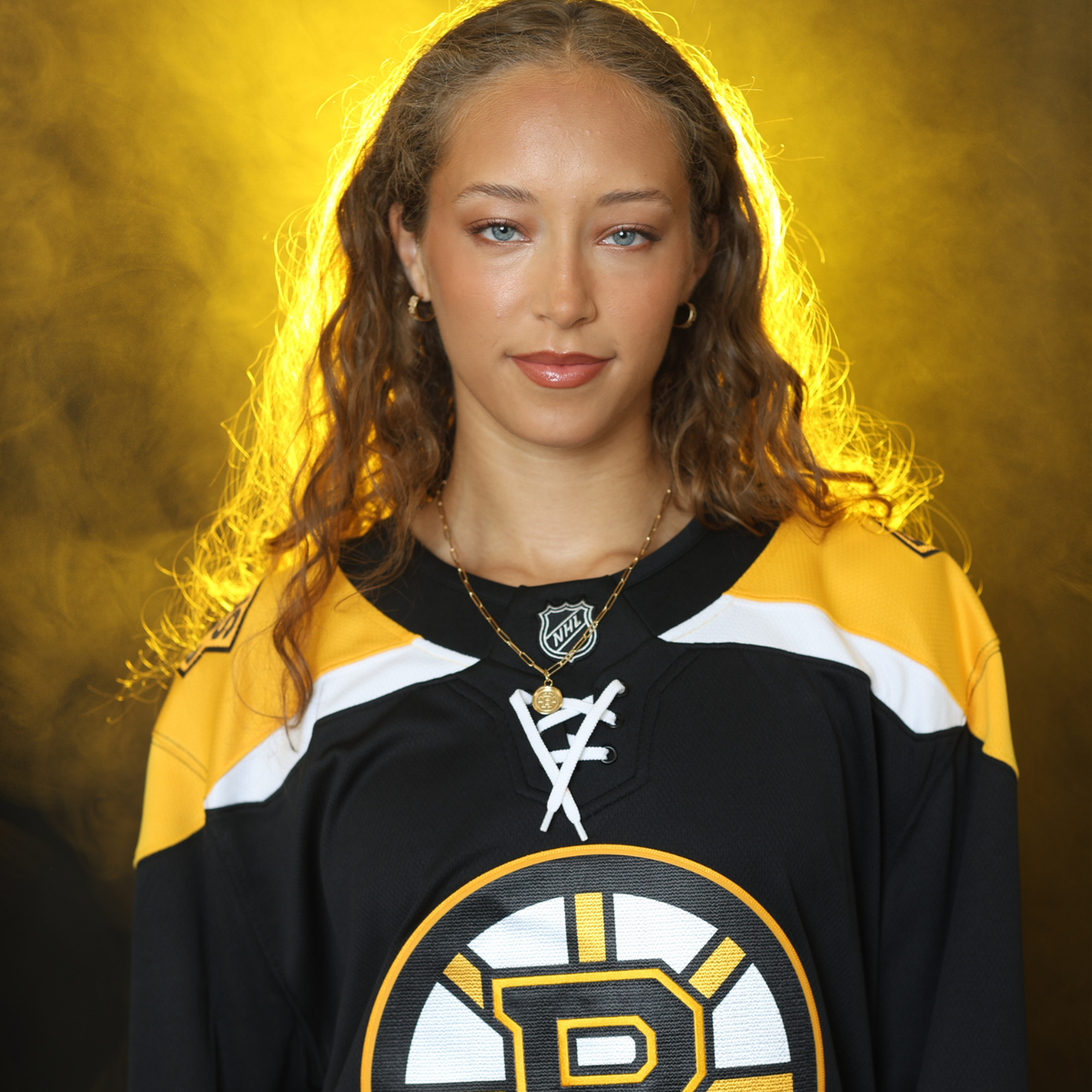 Boston Bruins Pave Necklace
