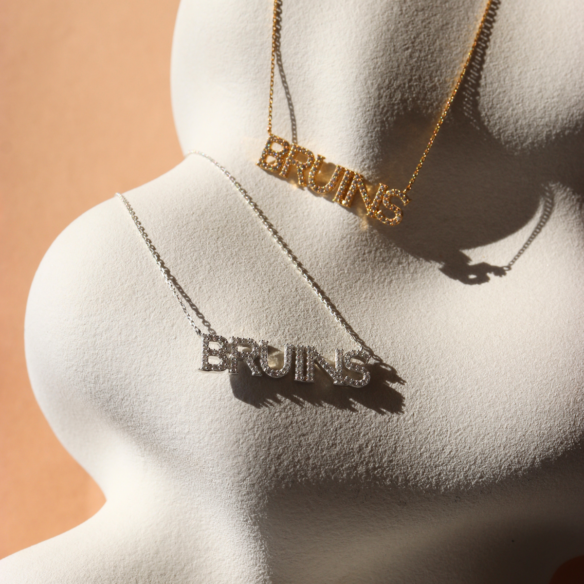 Boston Bruins Pave Necklace