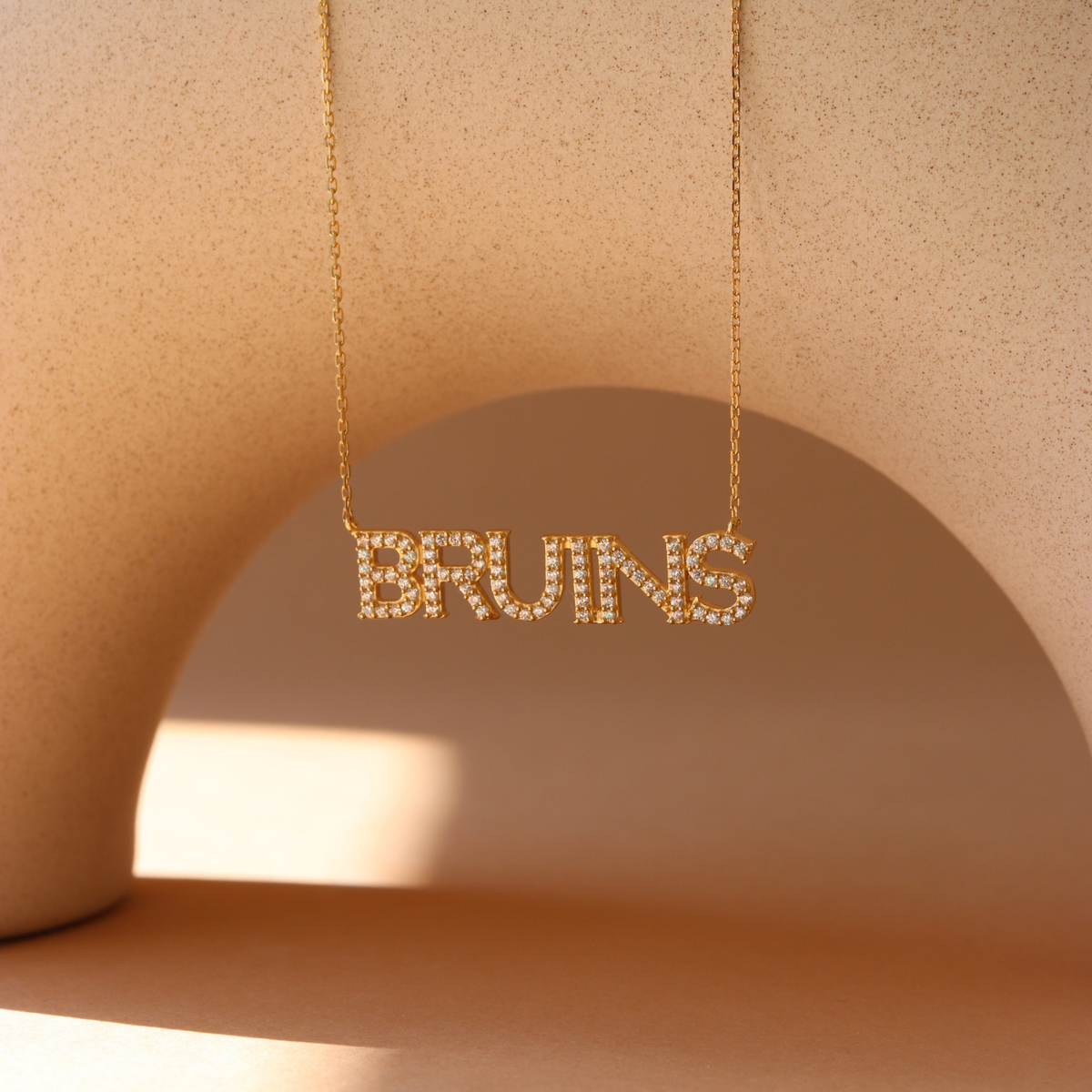 Boston Bruins Pave Necklace