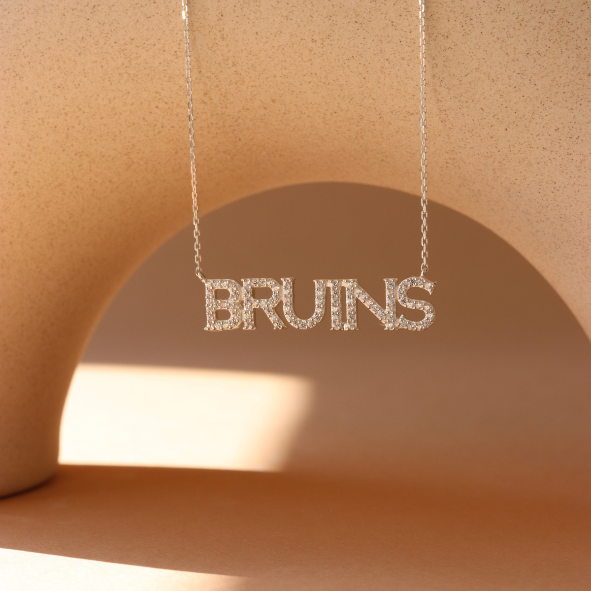 Boston Bruins Pave Necklace