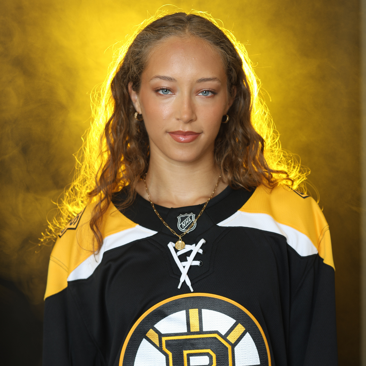 Boston Bruins Wax Seal Charm Hoop Earrings