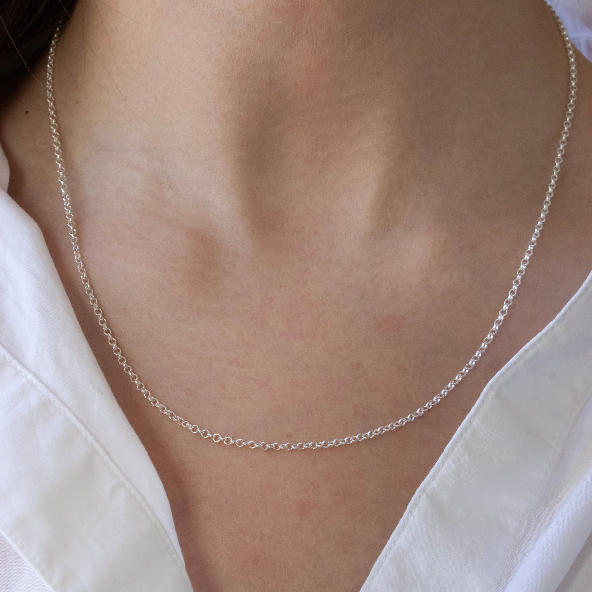 CharmingRoloChainSilver