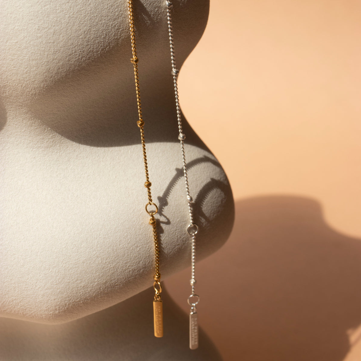 Charming Beaded Cable Anklet