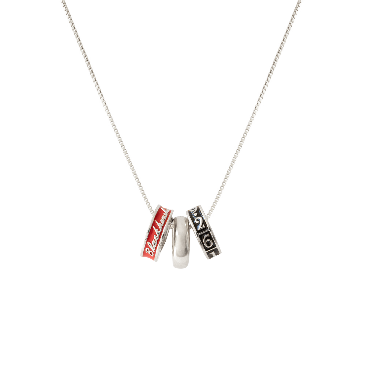 I Love My Chicago Blackhawks Ring Charm Necklace