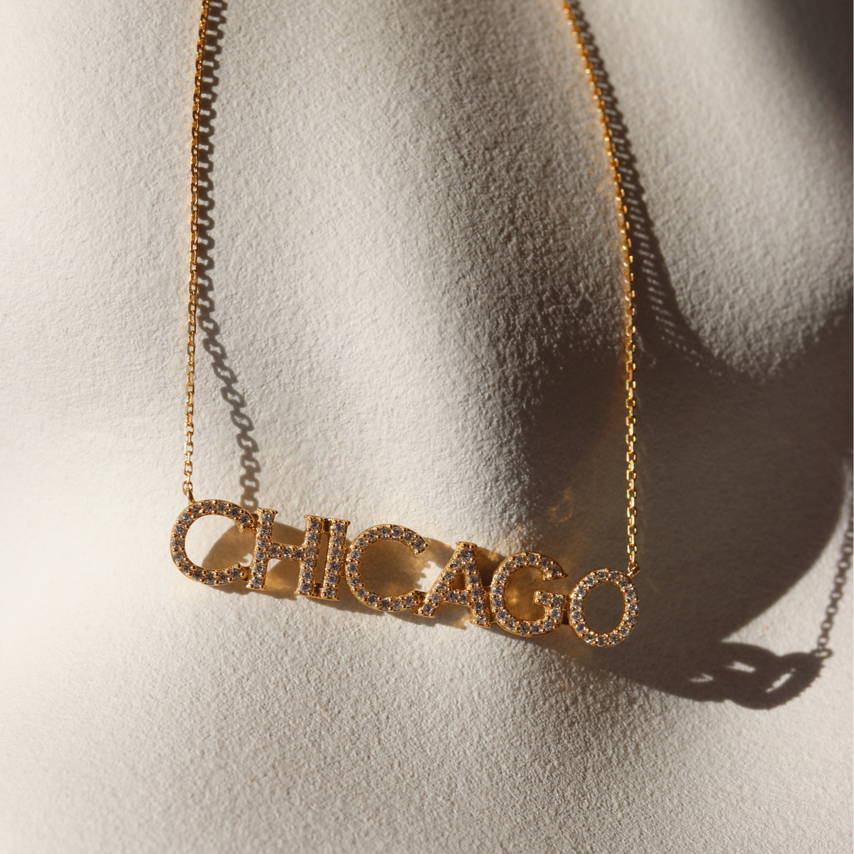 Chicago Blackhawks Pave Necklace