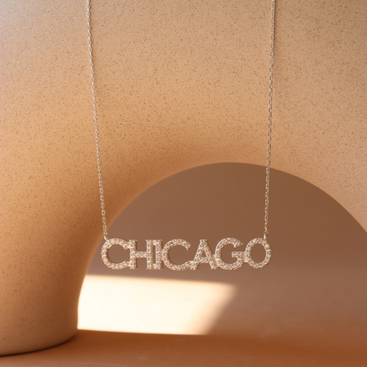 Chicago Blackhawks Pave Necklace