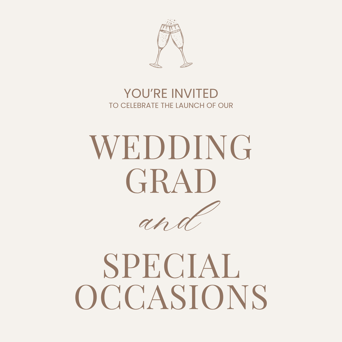 Wedding, Grad, & Occassions: In-Store Event Ticket