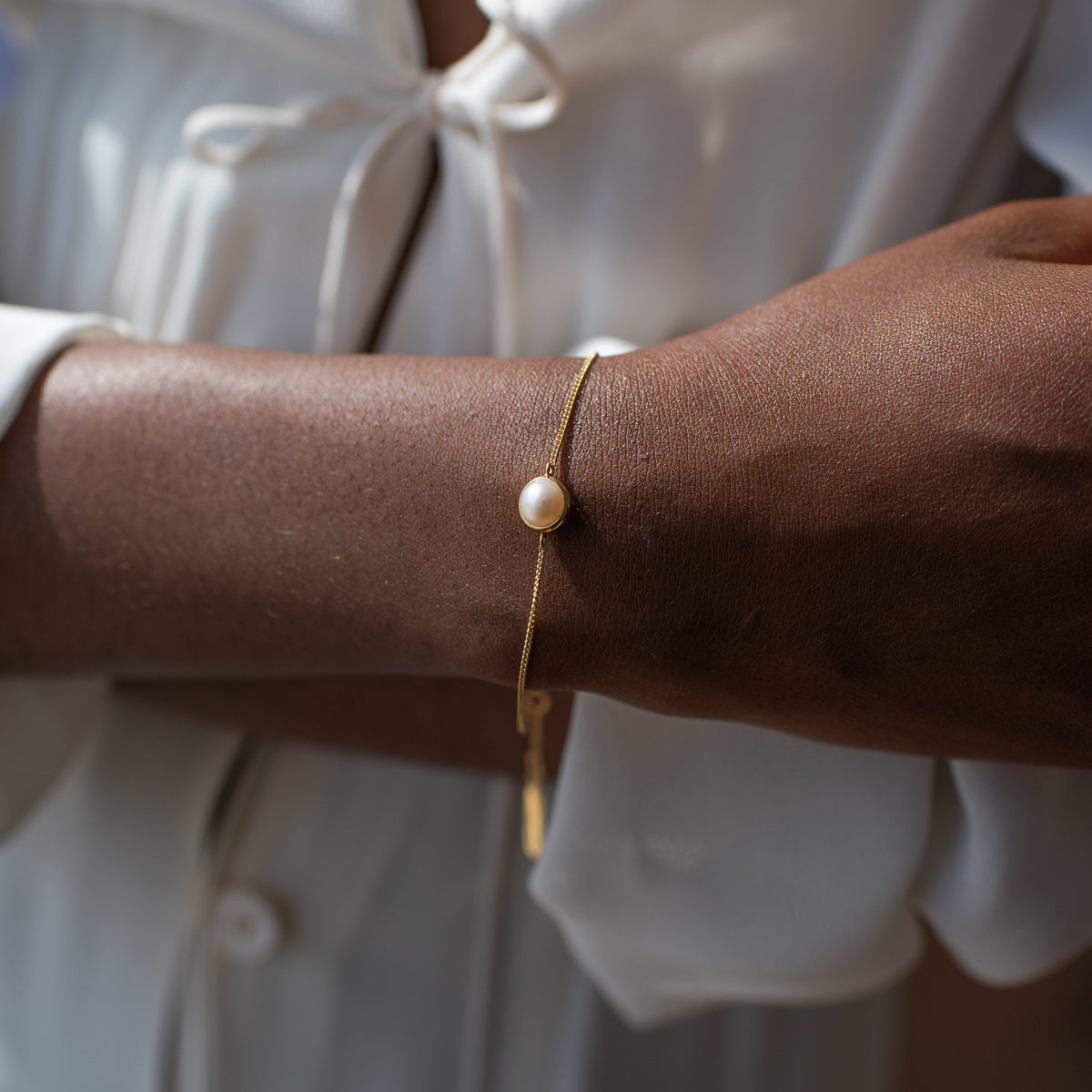 Dainty Legacy Bracelet - Pearl