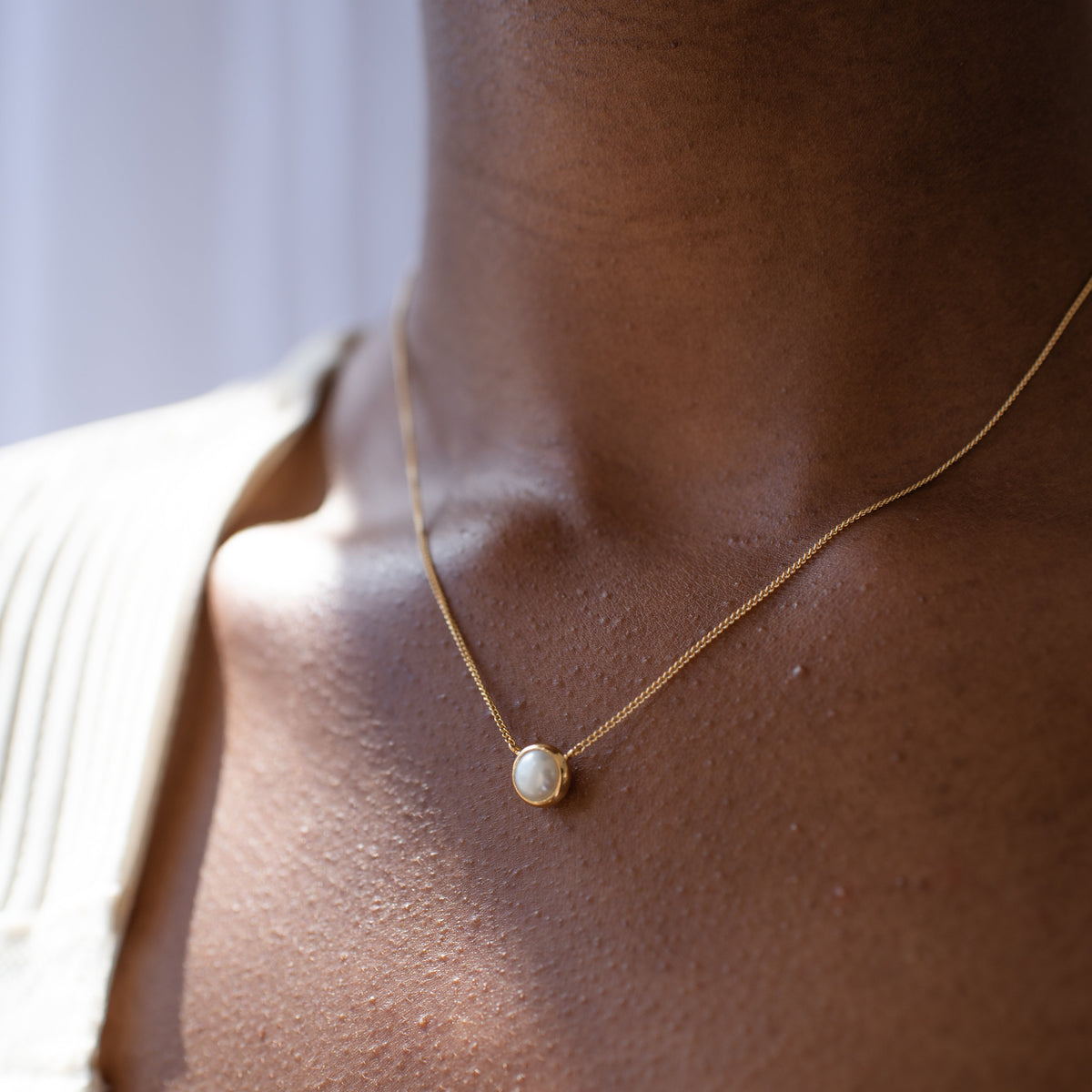 Dainty Legacy Necklace - Pearl