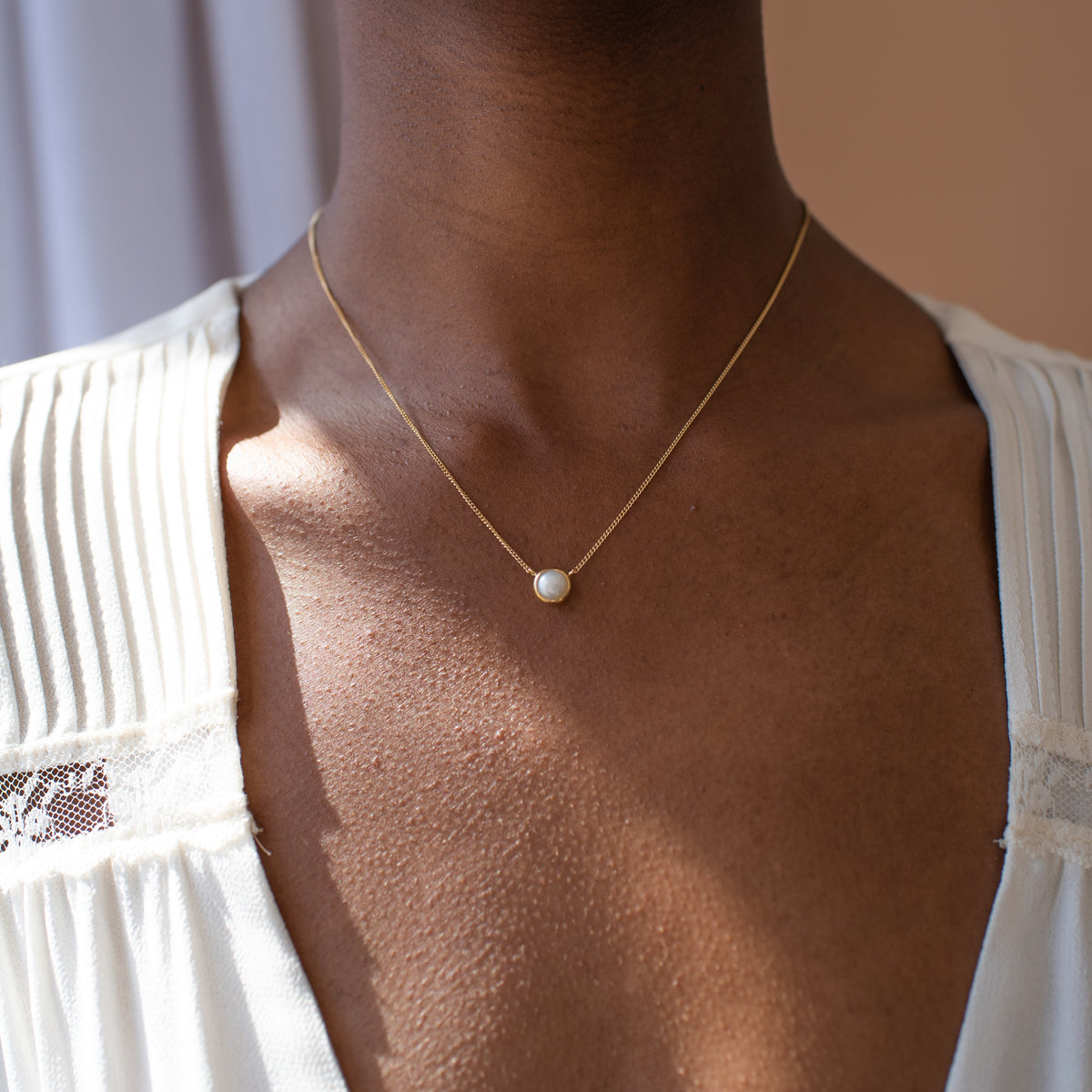 Dainty Legacy Necklace - Pearl