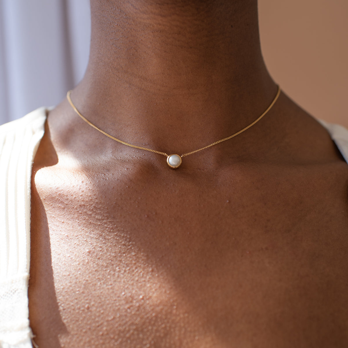 Dainty Legacy Necklace - Pearl