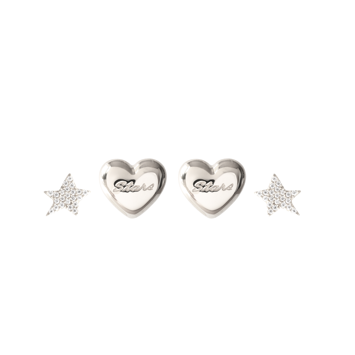 I Love My Dallas Stars Earring Stud Pack