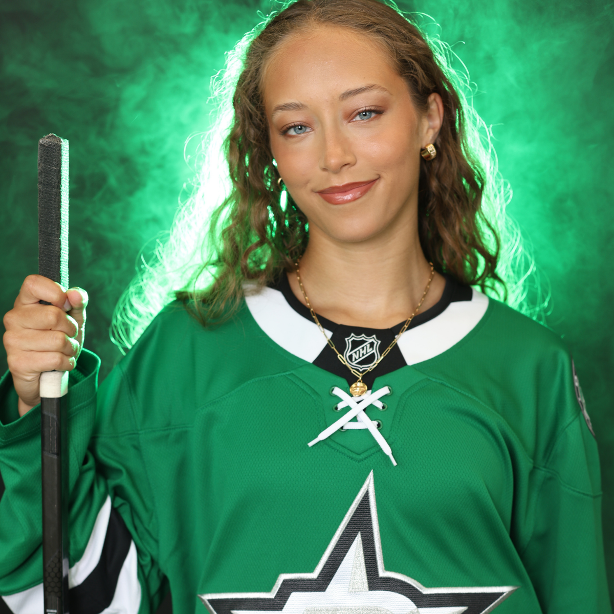 Dallas Stars Pave Necklace