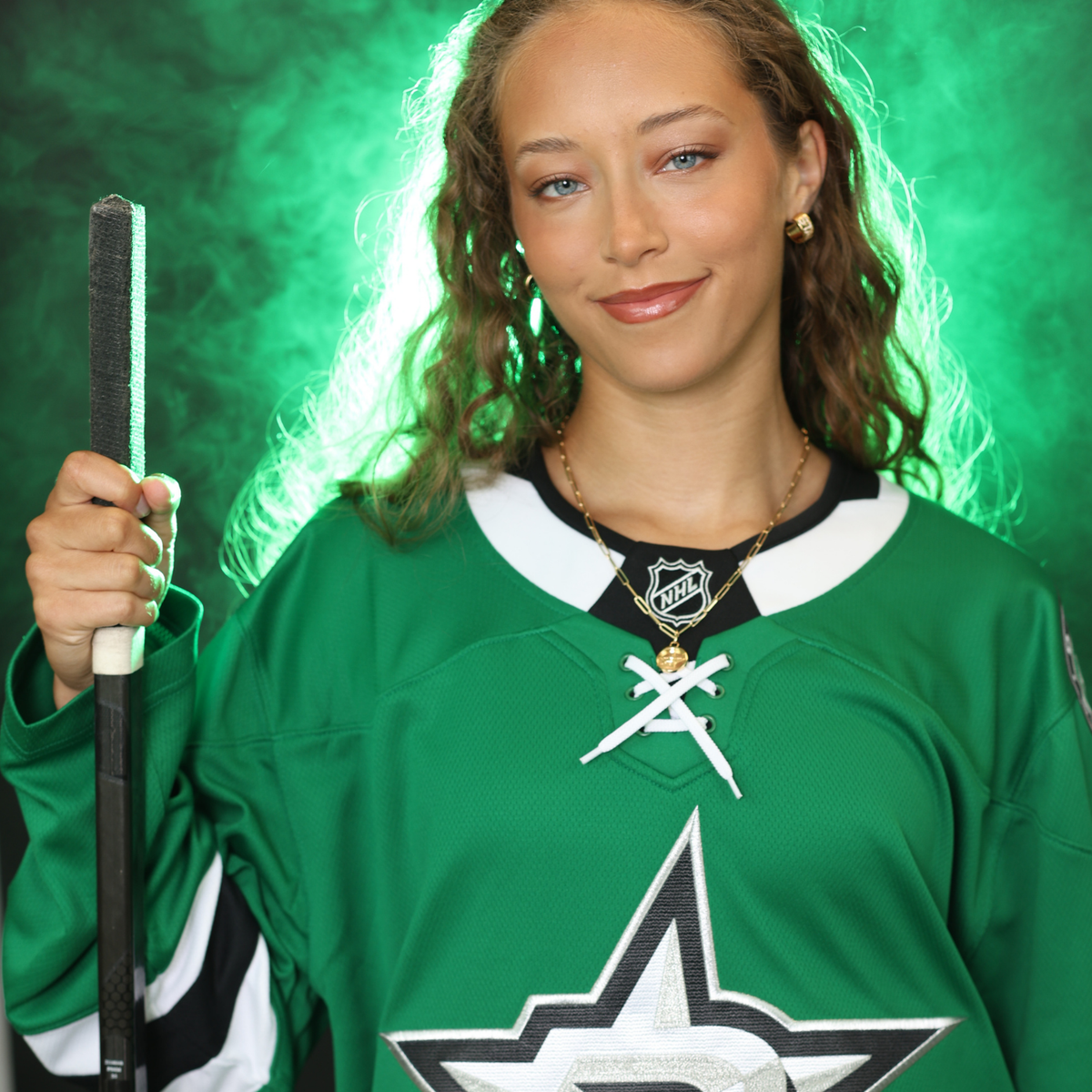 Dallas Stars Wax Seal Charm Hoop Earrings