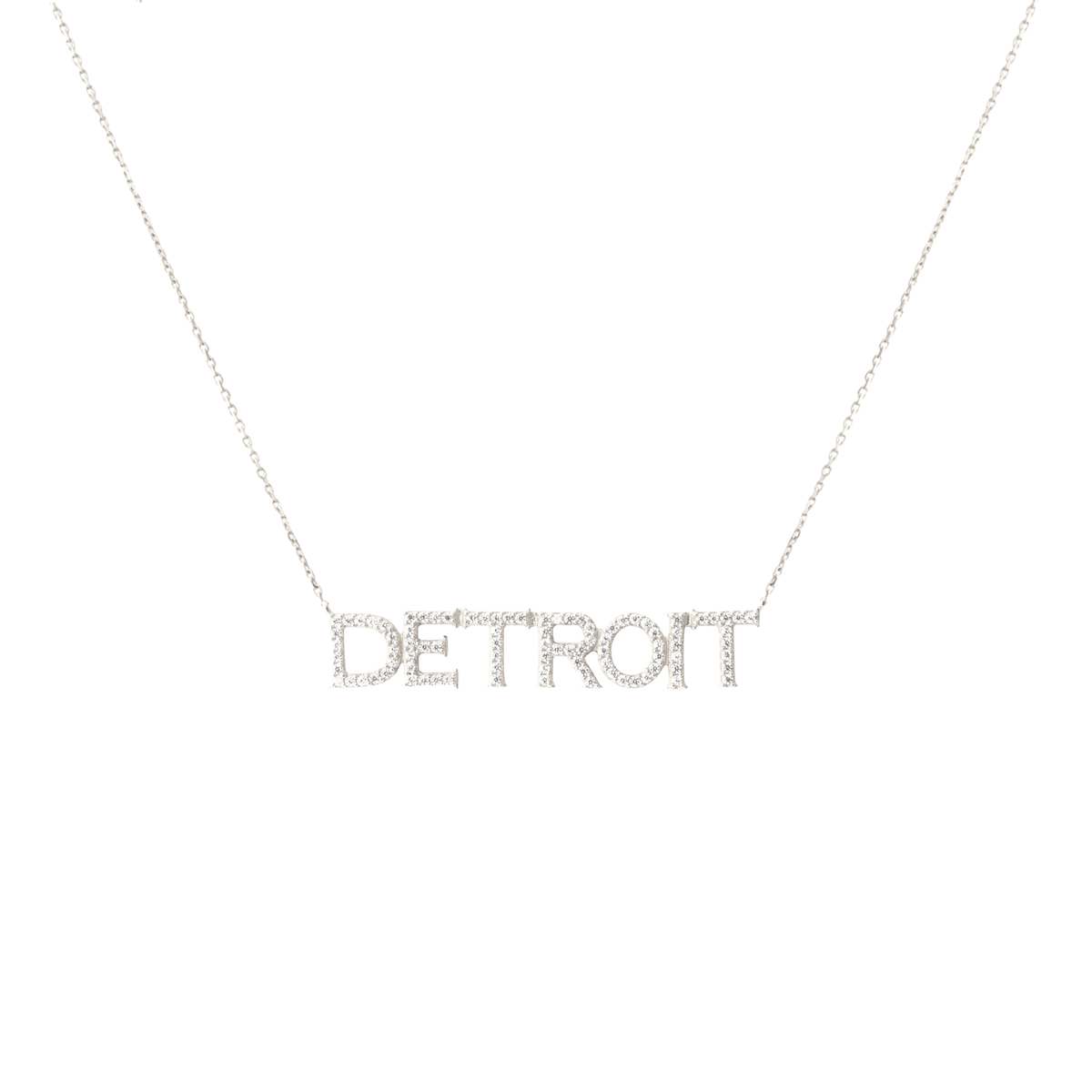 Detroit Red Wings Pave Necklace