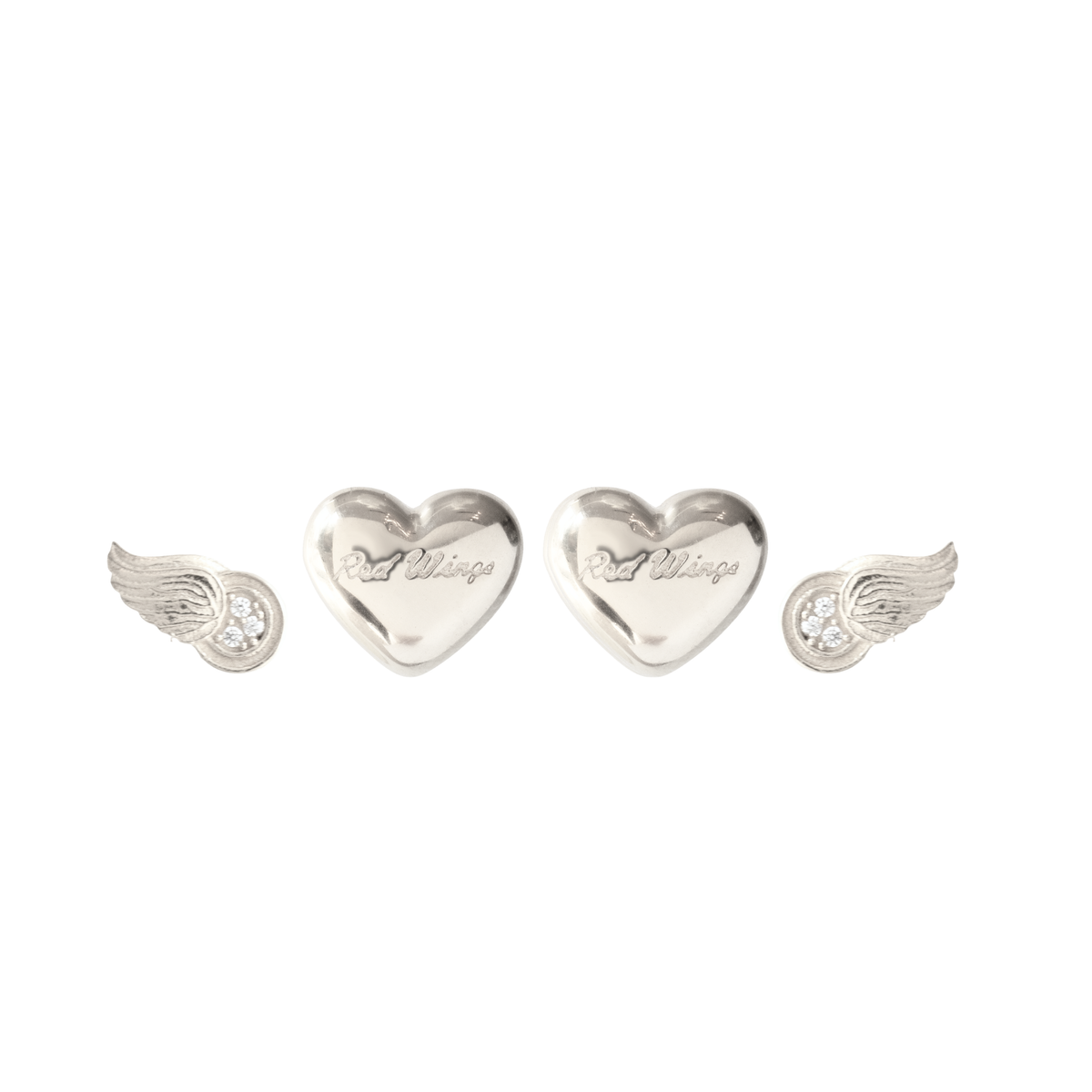 I Love My Detroit Red Wings Earring Stud Pack