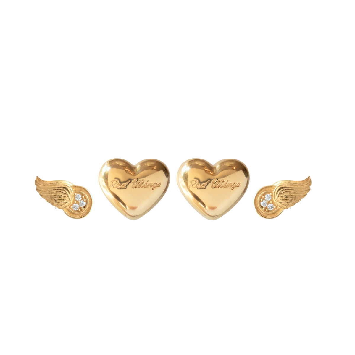 I Love My Detroit Red Wings Earring Stud Pack