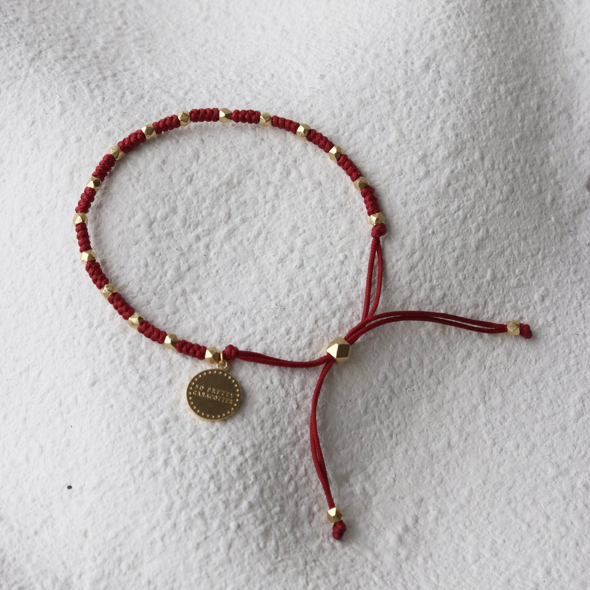 Joy Adjustable Friendship Bracelet - Red