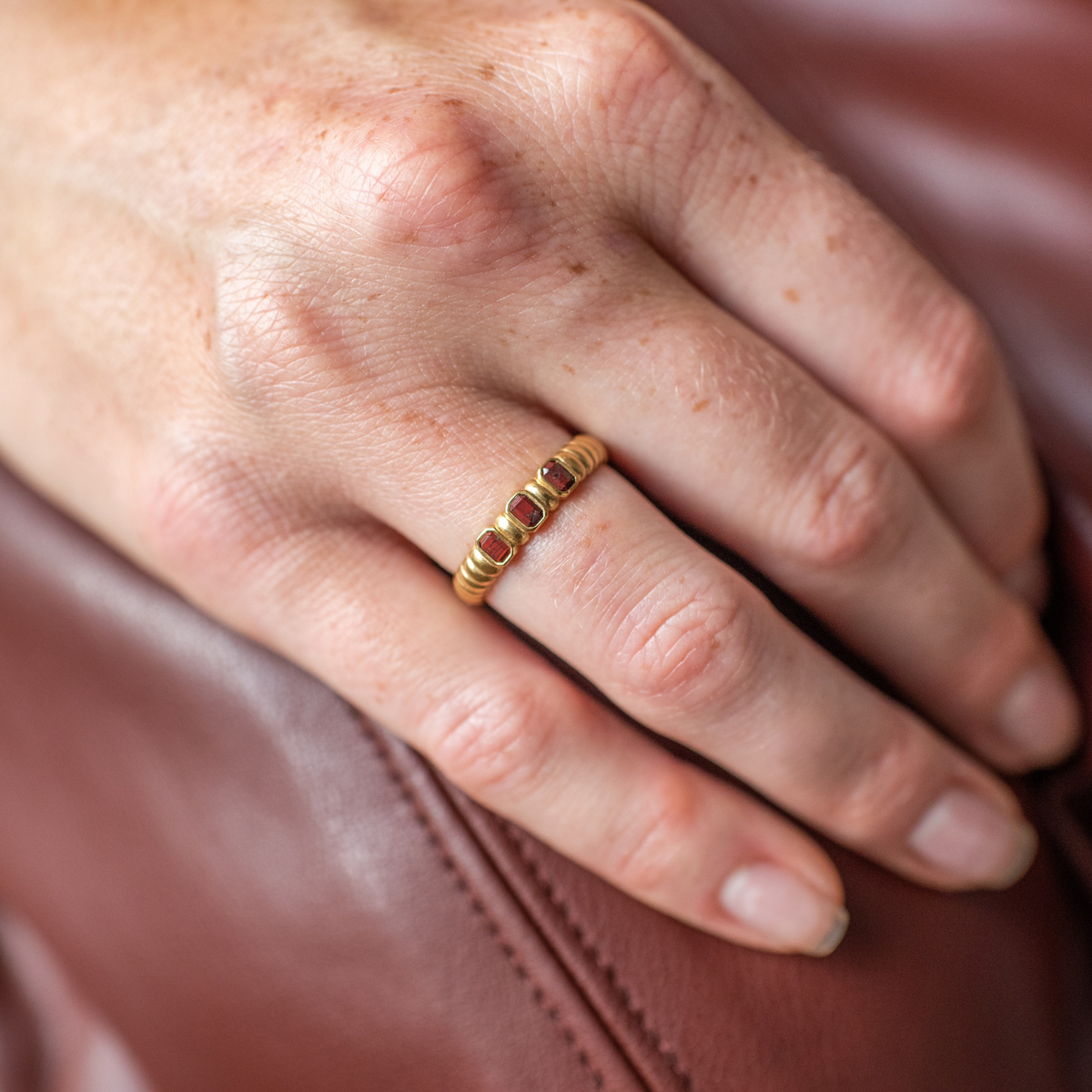 Fearless Vintage Ring - Sedona Red Jasper
