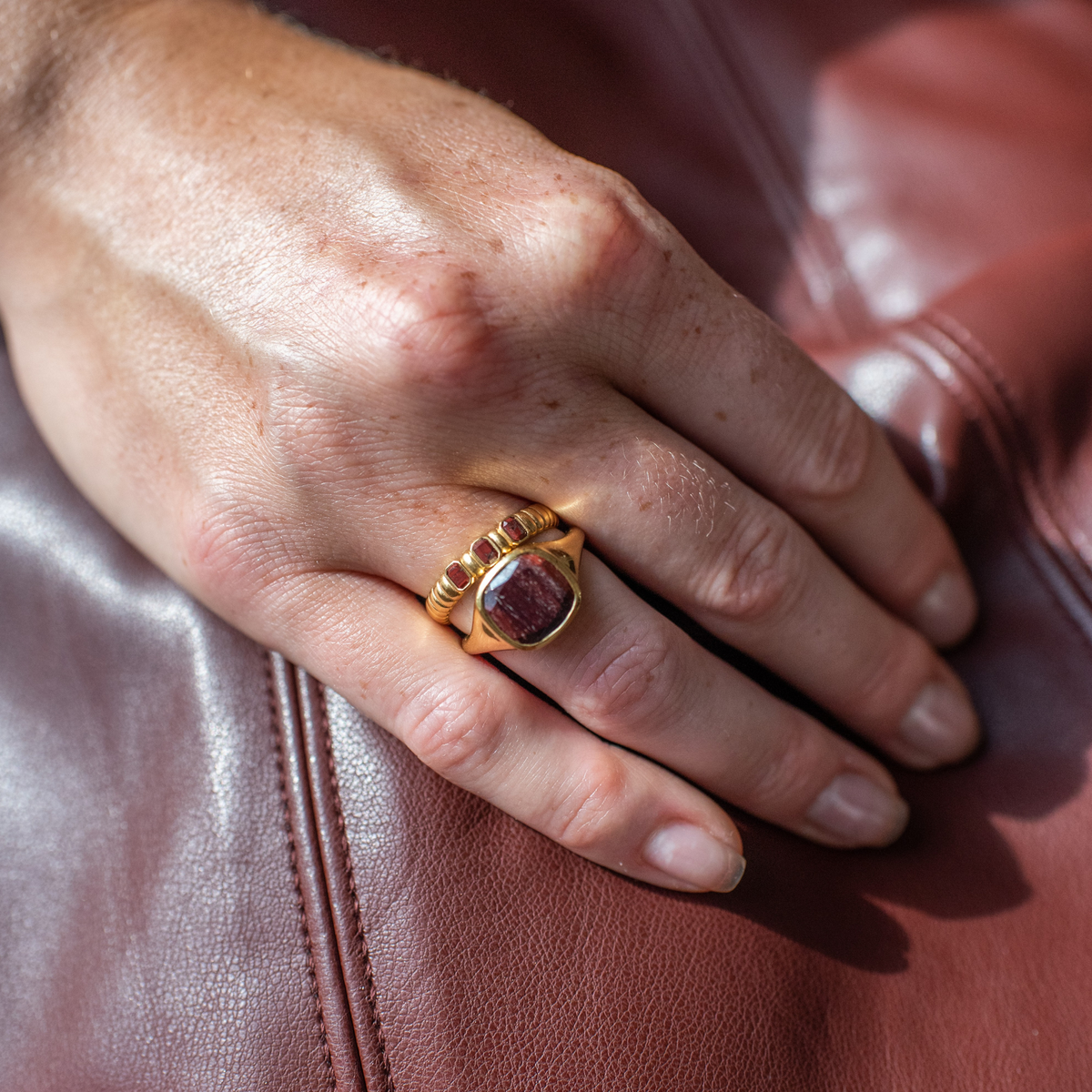 Fearless Vintage Ring - Sedona Red Jasper