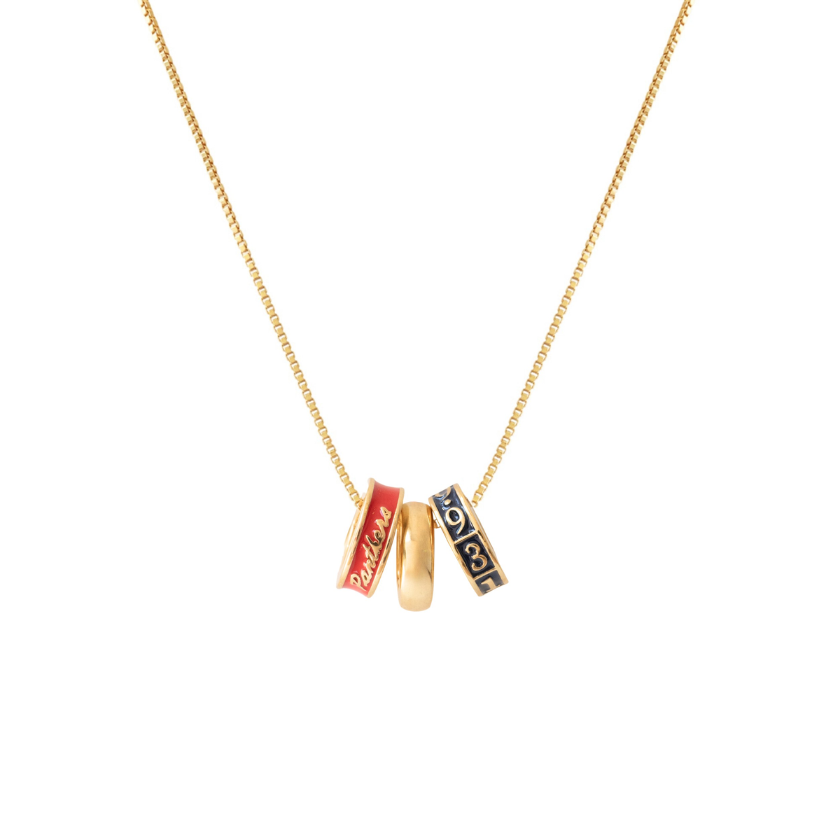 I Love My Florida Panthers Ring Charm Necklace