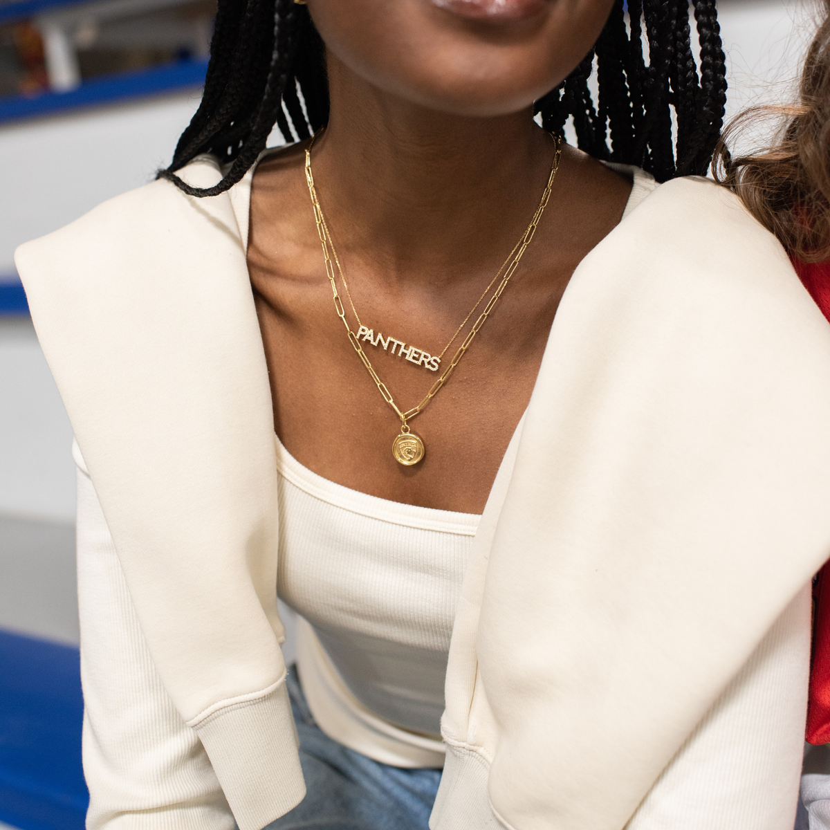 Florida Panthers Pave Necklace