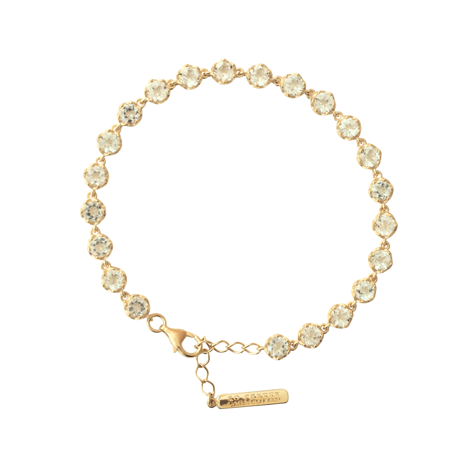 Forever Vintage Tennis Bracelet - White Topaz