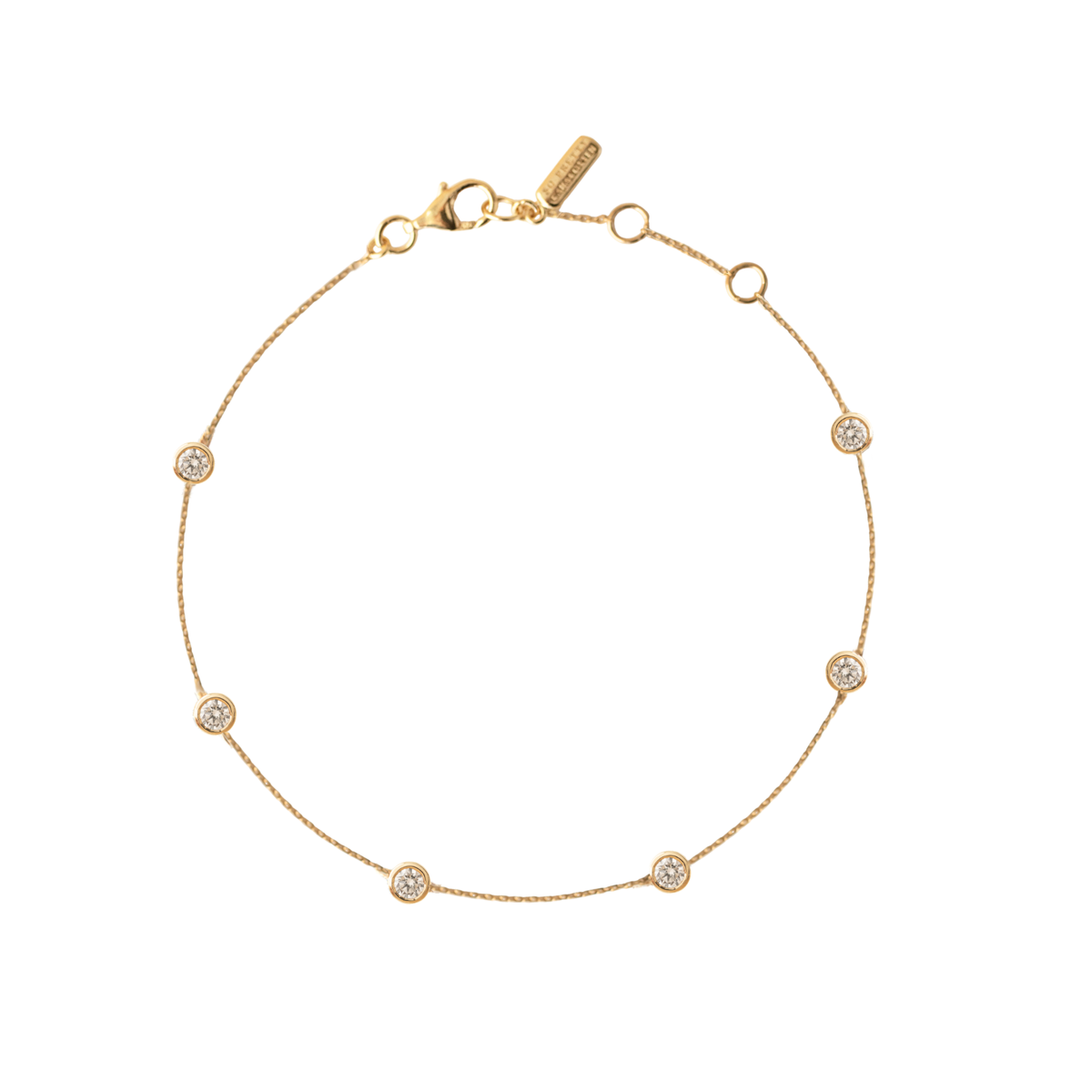 Fraiche Diamond Station Bracelet