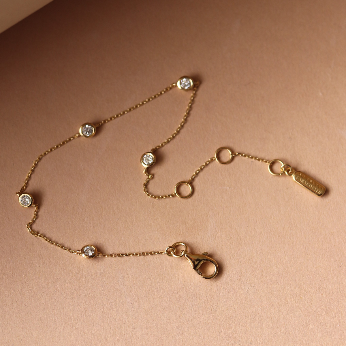 Fraiche Diamond Station Bracelet