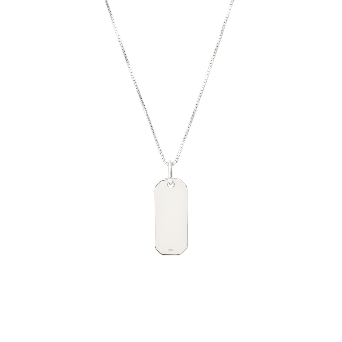 Fraiche Blank Engravable Pendant Necklace