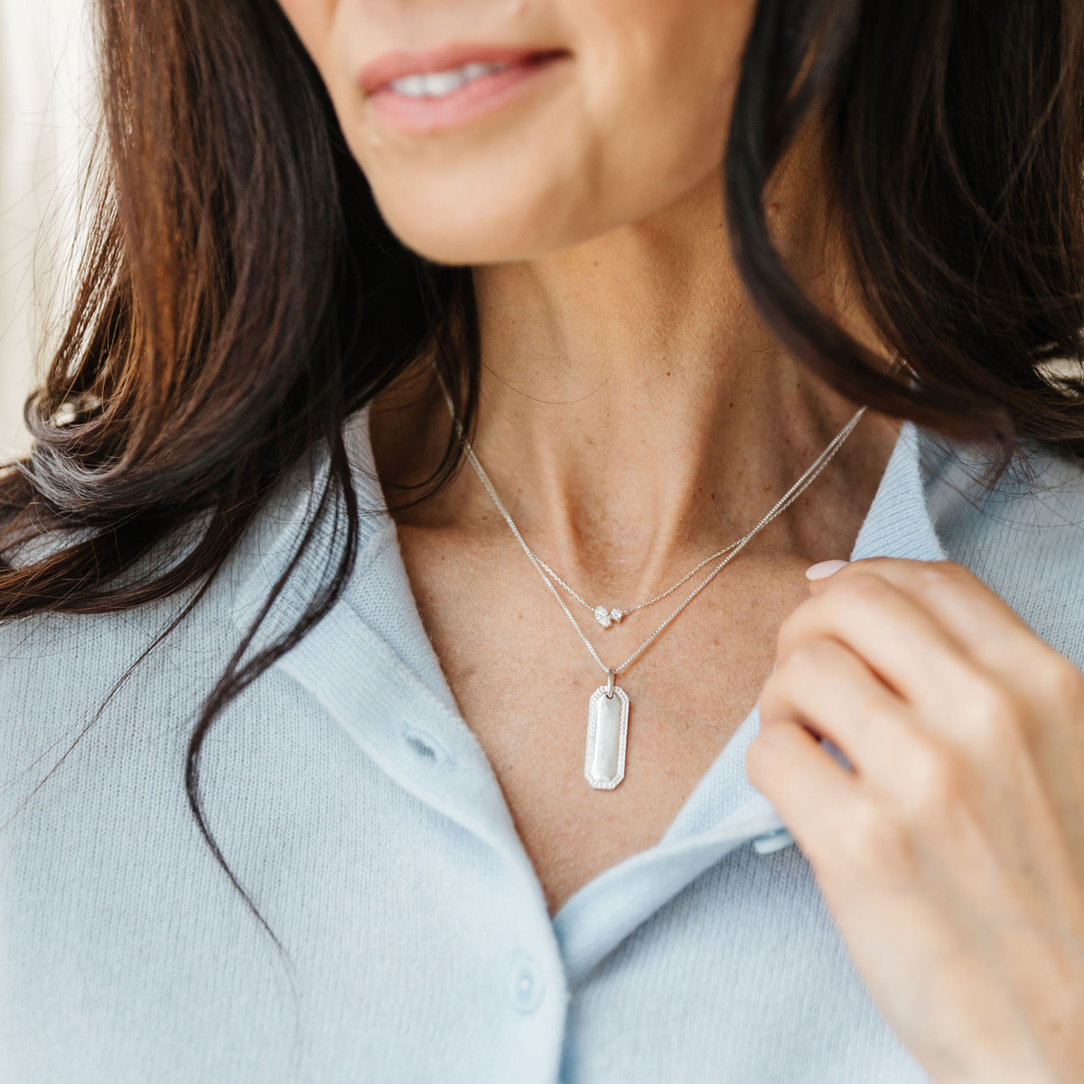 Fraiche Toi Et Moi Diamond Necklace