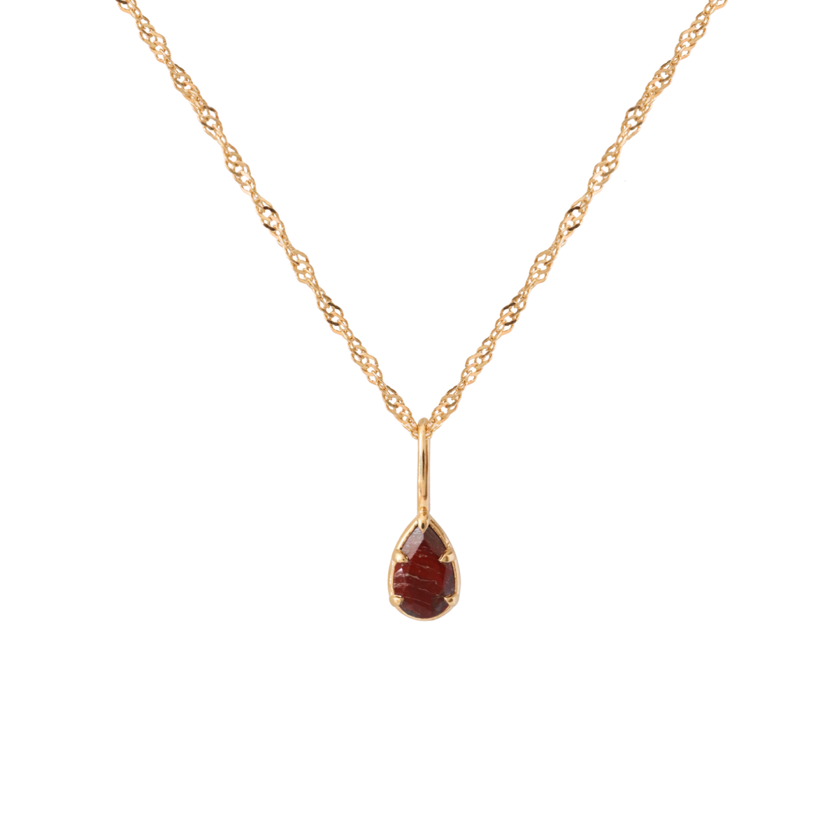 Harmony Pendant Necklace - Sedona Red Jasper