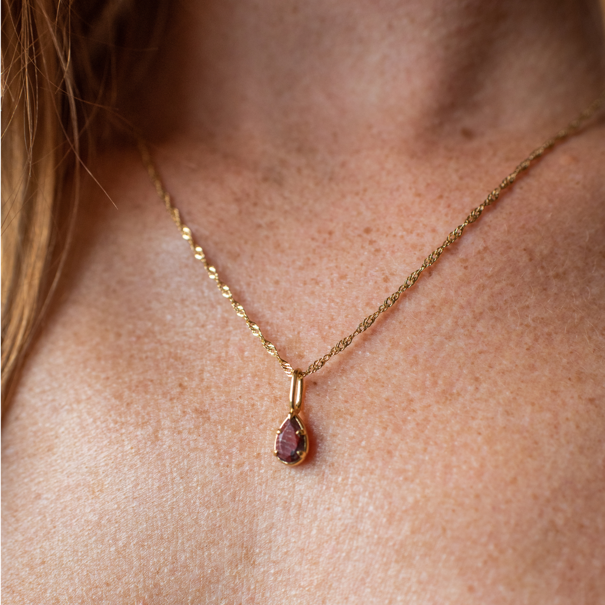 Harmony Pendant Necklace - Sedona Red Jasper