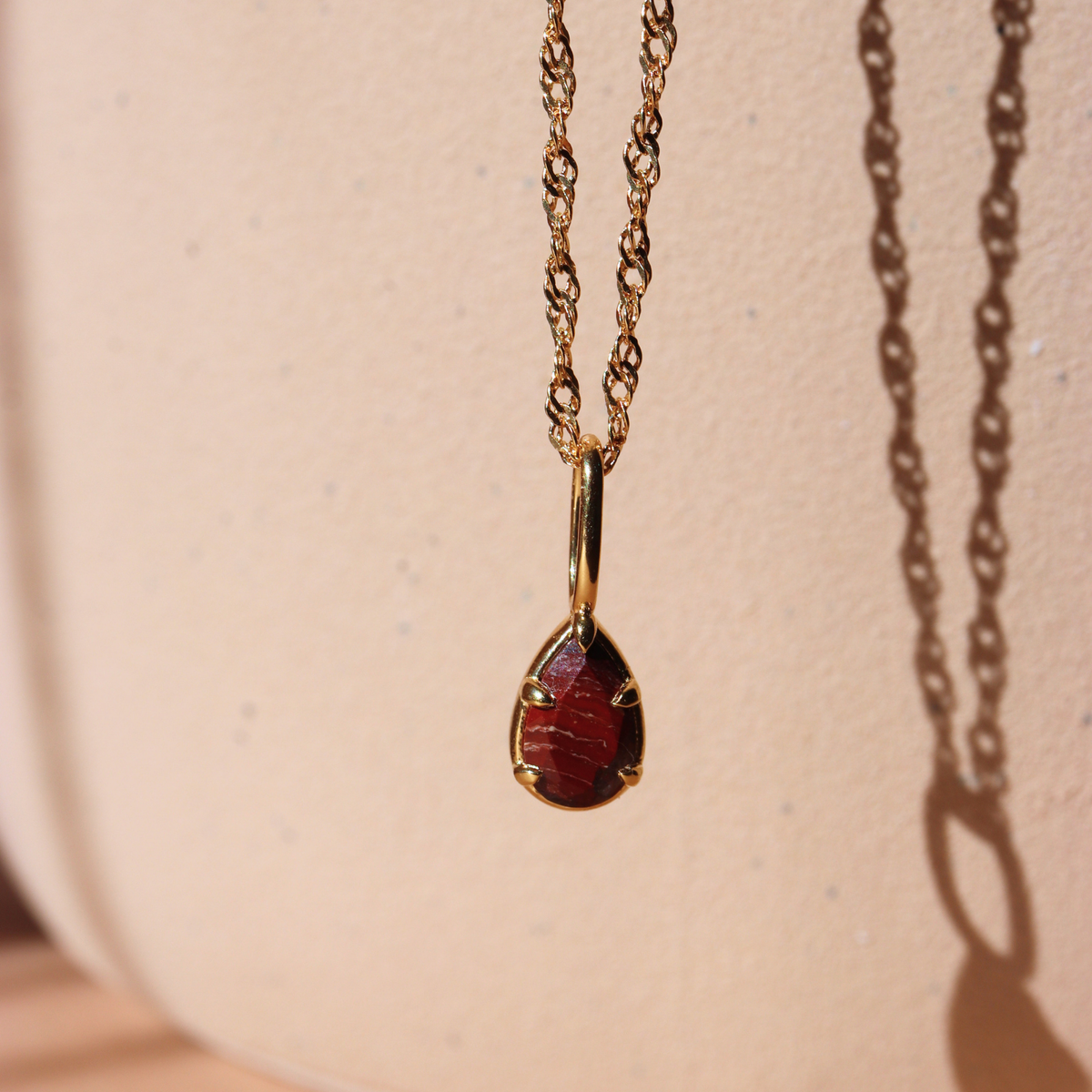 Harmony Pendant Necklace - Sedona Red Jasper