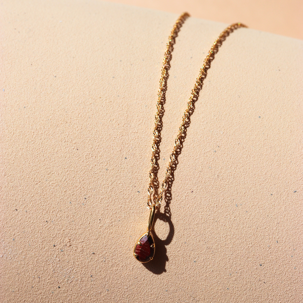 Harmony Pendant Necklace - Sedona Red Jasper