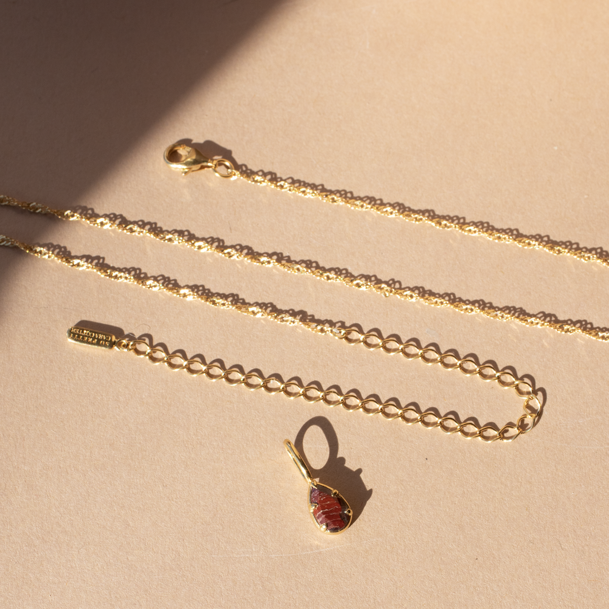Harmony Pendant Necklace - Sedona Red Jasper