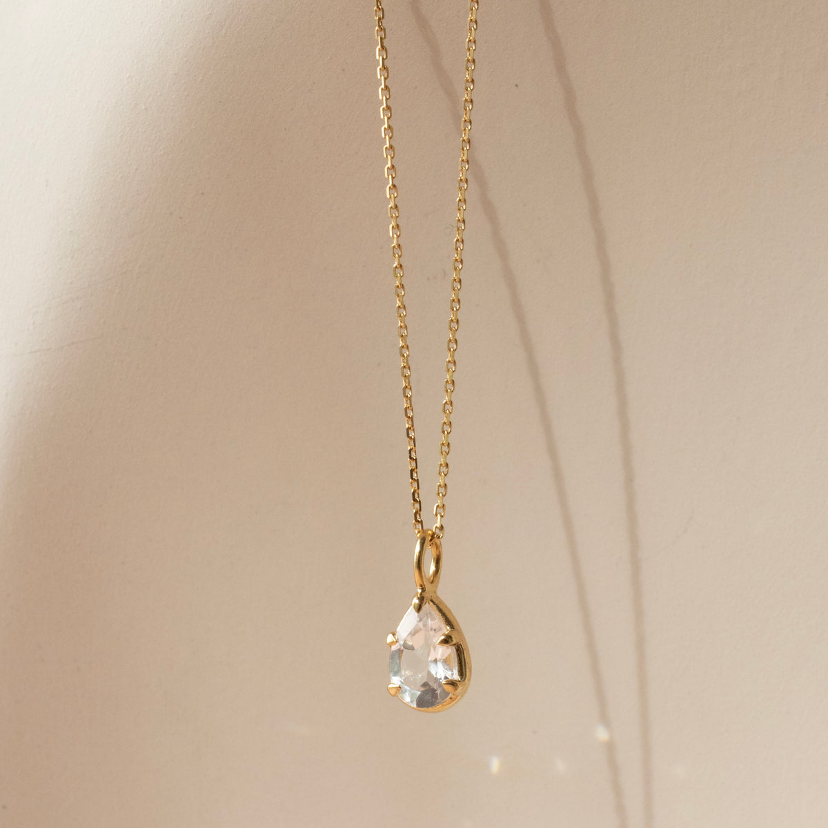 Harmony Pendant Necklace - White Topaz
