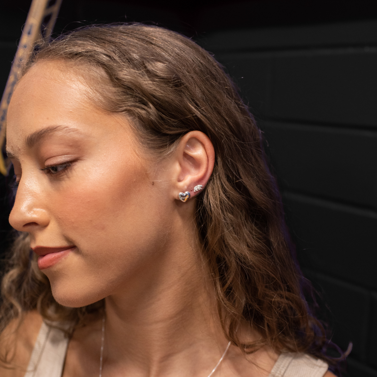 I Love My Boston Bruins Earring Stud Pack